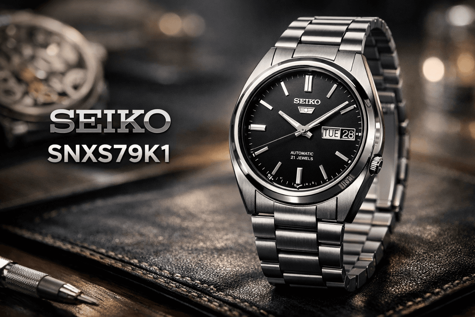 Khám phá Đồng Hồ Seiko 5 38mm Đen: Lựa Chọn Phù Hợp Với Cổ Tay Nhỏ